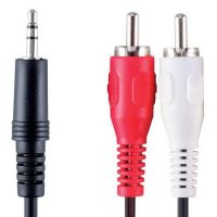   Bandridge 3.5mm " /" - 2x RCA " /" 1 