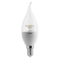   Gauss LED Candle Tailed Crystal Clear E14 4W 2700K