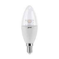   Gauss LED Candle-dim Crystal Clear E14 6W 2700  