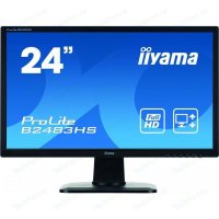  iiYama ProLite B2483HSU-B1DP 24"   1920x1080   2ms   D-SUB + DVI-D + HDMI + DP   USB   Spks