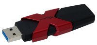  128Gb Kingston HyperX Savage (HXS3/128GB) USB 3.1/3.0, R350 - W250 Mb/s, Black-Red, RTL