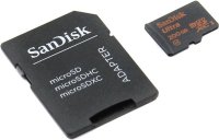   SanDisk Premium (SDSDQUAN-200G-G4A) microSDXC Memory Card 200GbClass10 UHS-I U1+ microS