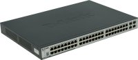 D-Link (DES-3810-52 /A1AEI)  (48UTP 10/100Mbps PoE+ 2SFP + 2Combo 1000BASE-T/SF