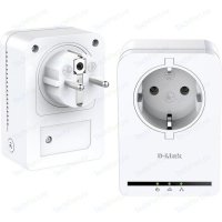  D-Link (DHP-209AV /B1A) Powerline AV Mini Starter Kit (2 , 1UTP 10/100Mbps, 200Mbps)