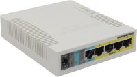 MikroTik (RB260GSP)   (4UTP 10/100/1000Mbps PoE + 1UTP 10/100/1000Mbps + 1SFP)