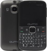  QUMO Push 220 QWERTY Black+Gray (QuadBand, 2.2" 220x176, GSM+BT, 32Mb+microSD, 2Mpx, 115 )