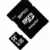   microSDHC 32Gb Class10 Silicon Power SP032GBSTHBU1V10-SP UHC-1 + SD 