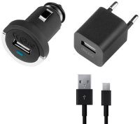 Deppa 11101  +   , USB, 1.2A,  microUSB, 