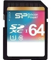   Silicon Power SDXC Class 10 SD 64Gb Superior UHS-I U1 (85/40 Mb/s)