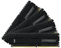   Crucial Ballistix Elite DDR4 DIMM 2666MHz PC4-21300 CL16 - 16Gb (4x4Gb) BLE4C4G4D26AFE