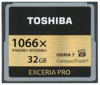   Compact Flash Card Toshiba Exceria Pro 32Gb (CF-032GSG)