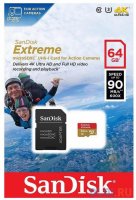   TransFlash 64  MicroSDXC class 10 UHS-I SanDisk Extreme 90MB/s, SDSQXNE-064G-GN6MA