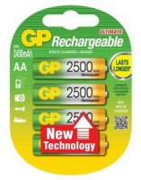  GP (AA, NiMH, 2500mAh, 4 )