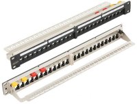 NIKOMAX NMC-RP24-LS-1U-MT LED -, 1U, ,  24  Keystone  LS, UTP/STP