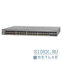 NETGEAR GS752TPSB-100EUS  PoE 46GE+2SFP(Combo)+2SFP ports (including 40GE PoE and 8 PoE+ p