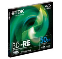  TDK Blu-ray BD-RE (2x) 50Gb dual JC (1 ) (t78009) BD-RE50J001