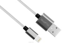 QUMO MFI  USB-Apple 8pin  , Grey (1 )