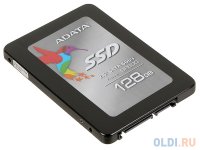   SSD 2.5" 128 Gb ADATA SP600 SATA III (JMicron, R360/W130MB/s, 7mm) (ASP600S