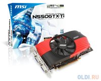  1Gb (PCI-E) MSI N550GTX-Ti-M2D1GD5/OC  CUDA (GFN550Ti, GDDR5, 192 bit, HDCP, 2*DVI, mini