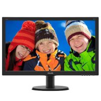  23.8" Philips 240V5QDSB/00(01) Black IPS, 1920x1080, 5ms, 250 cd/m2, 1000:1 (DCR 20M:1), D-S