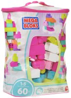  Mega Bloks First Builders Big Building Bag 60  (DCH54/astC