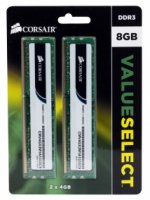   DDR3 1600MHz 8Gb (2x4Gb) Corsair XMS3 with Classic Heat Spreader 9-9-9-24 ( CMX8GX3M2A