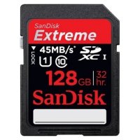   Sandisk Extreme SDXC UHS Class 1 45MB/s 128GB (SDSDX-128G-X46)