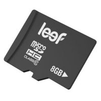   Leef microSDHC Class 10 8GB + SD adapter