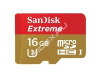   microSDHC Sandisk Extreme 16Gb Class10 + Rescue Pro Deluxe + SD adapter (SDSQXNE-016G-G