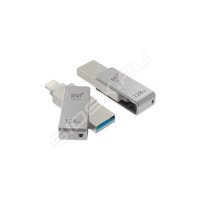 USB Flash  128Gb PQI iConnect mini Grey