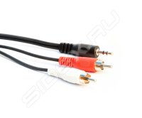  KRAULER 3.5JACK(M)-2RCA(M) 10  ()