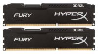   DDR-III 8Gb 1600MHz PC-12800 Kingston HyperX Fury (HX316LC10FBK2/8) (2x4Gb KIT)