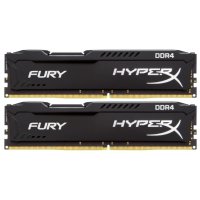   DDR4 32Gb 2400MHz PC-19200 Kingston HyperX Fury (HX424C15FBK2/32) (2x16Gb KIT)