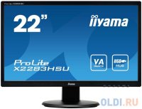  21.5" iiYama Pro Lite X2283HSU-B1DP  VA 1920x1080 250 cd/m^2 5 ms DVI DisplayPort VGA