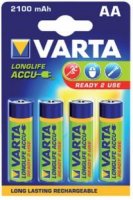  2100 mAh Varta R2U AA 4 