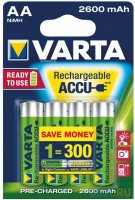  2600 mAh Varta R2U AA 4 