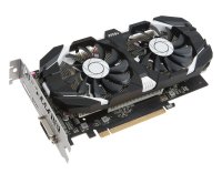  MSI GeForce GTX 1050 1404Mhz PCI-E 3.0 2048Mb 7008Mhz 128 bit DVI HDMI HDCP OC Dual Fans