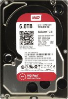   HDD SATA-III 6000Gb Red for NAS WD60EFRX, IntelliPower, 64MB buffer