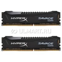   Kingston 8GB 2133MHz DDR4 CL13 DIMM (Kit of 2) XMP HyperX Savage Black