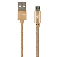   Awei USB - micro USB CL-400 100cm Gold 52057