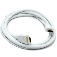   AOpen HDMI 19M / HDMI M V1.4 3D with Ethernet 1.8m ACG511W-1.8M White