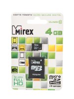   4Gb - Mirex - Micro Secure Digital HC Class 10 13613-AD10SD04    SD (