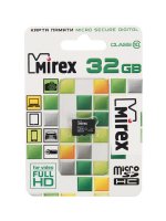   32Gb - Mirex - Micro Secure Digital HC Class 10 13612-MC10SD32 (!)