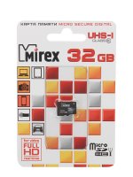   32Gb - Mirex - Micro Secure Digital HC Class 10 UHS-I 13612-MCSUHS32 (!)