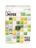   16Gb - Mirex - Micro Secure Digital HC Class 10 13612-MC10SD16 (!)