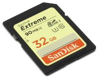   32Gb - SanDisk - Extreme Secure Digital HC Class 10 90MB/s SDSDXNE-032G-GNCIN