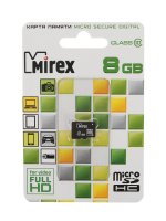   8Gb - Mirex - Micro Secure Digital HC Class 10 13612-MC10SD08 (!)