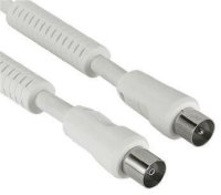  HAMA H-43569 (Coaxial) 3.0 m, white