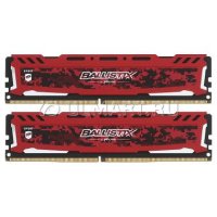   DDR4 8Gb 2400MHz PC-19200 Crucial Ballistix Sport (BLS2C4G4D240FSB) (2x4Gb KIT)