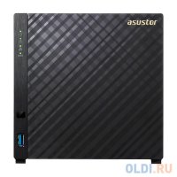   Asustor AS-3104T 4  NAS Celeron 2.16GHz 2Gb DDR3 SATAll SATAIII SSD 3xUSB3.0